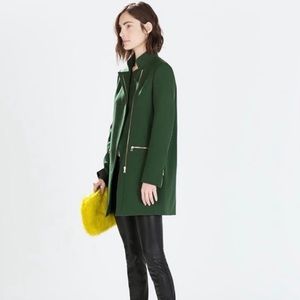 Zara Forest green coat